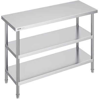 Vevor Edelstahl Arbeitsplatte - 457x1219x864 mm Küchenarbeitsbank Vevor Edelstahl Arbeitsplatte - 457x1219x864 mm Küchenarbeitsbank