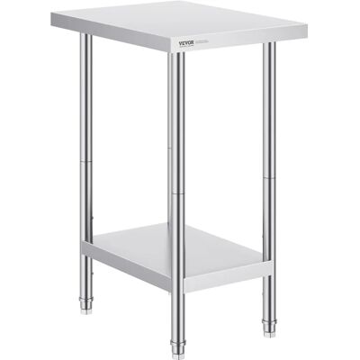 Succebuy Edelstahl Prep-Tisch - 61x45,7x86,4 cm - Gewerbliche Arbeitsstation Succebuy Edelstahl Prep-Tisch - 61x45,7x86,4 cm - Gewerbliche Arbeitsstation