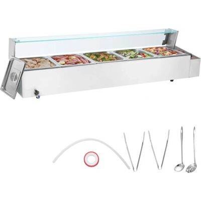 VEVOR 1464 x 378 x 381 mm - Podgrzewacz jedzenia VEVOR 1464 x 378 x 381 mm - Podgrzewacz jedzenia