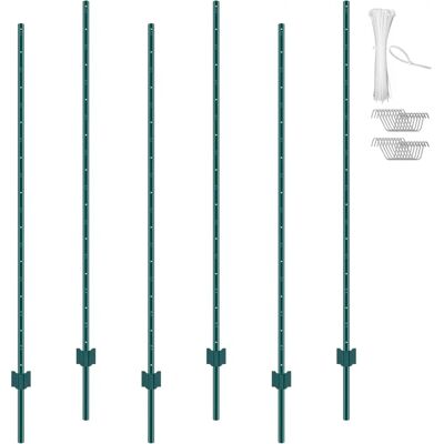 Vevor 6 Fuß T-Post Zaunpfosten - Schwerlast-Stahl für Garten & Farm Vevor 6 Fuß T-Post Zaunpfosten - Schwerlast-Stahl für Garten & Farm