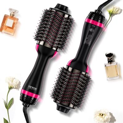 Vevor Brosse Sèche-Cheveux - 4 en 1 ionique en titane & céramique, 3 réglages - Publicité Vevor Brosse Sèche-Cheveux - 4 en 1 ionique en titane & céramique, 3 réglages - Publicité