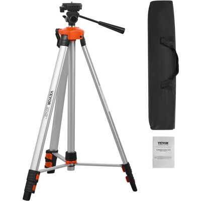 Vevor Lézer Szintező Tripod - Állítható Magasság, 360° Forgatás, Vízszint Vevor Lézer Szintező Tripod - Állítható Magasság, 360° Forgatás, Vízszint