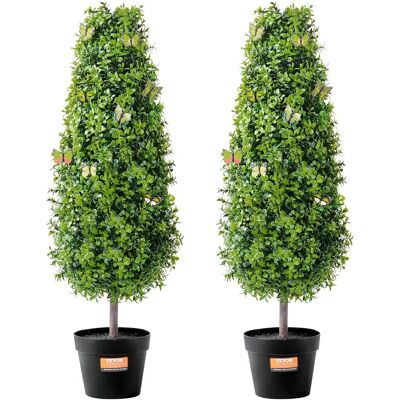 VEVOR Künstlicher Topiaire Baum Milan Bicolor - Immergrün, Wartungsarm, UV-beständig VEVOR Künstlicher Topiaire Baum Milan Bicolor - Immergrün, Wartungsarm, UV-beständig