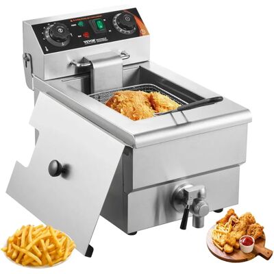 Vevor 3000W Elektrisk Fritös 11L Stålskorg Vevor 3000W Elektrisk Fritös 11L Stålskorg
