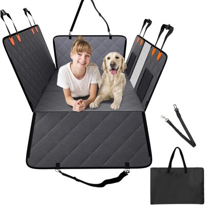 Vevor Large Dog Car Seat Cover Waterproof Anti-Scratch Support 181.4kg Vevor Large Dog Car Seat Cover Waterproof Anti-Scratch Support 181.4kg