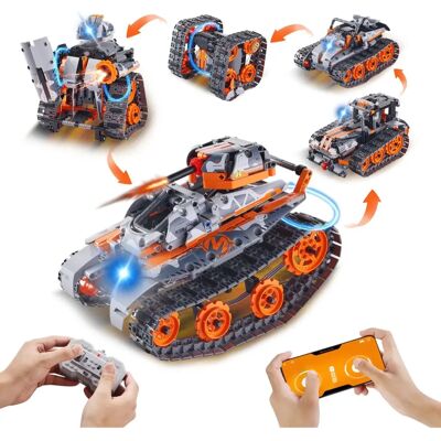 VEVOR STEM RC 5-en-1 Voiture et Robot de Construction pour Enfants - Publicité VEVOR STEM RC 5-en-1 Voiture et Robot de Construction pour Enfants - Publicité
