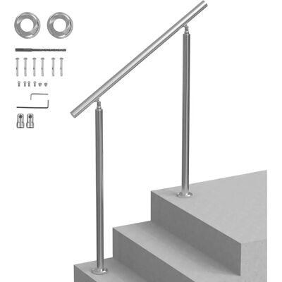 VEVOR Edelstahl Handlauf 100cm für Veranda - Treppengeländer VEVOR Edelstahl Handlauf 100cm für Veranda - Treppengeländer