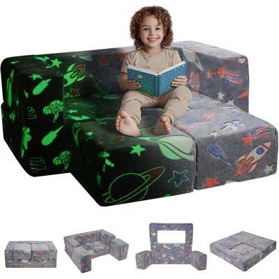Vevor Kindersofa Leuchtet im Dunkeln 100x100x20cm Vevor Kindersofa Leuchtet im Dunkeln 100x100x20cm