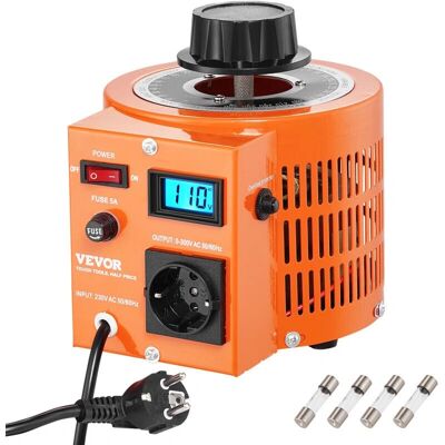 Vevor Transformateur de Tension 1000VA - Régulateur 0-300V AC - Publicité Vevor Transformateur de Tension 1000VA - Régulateur 0-300V AC - Publicité
