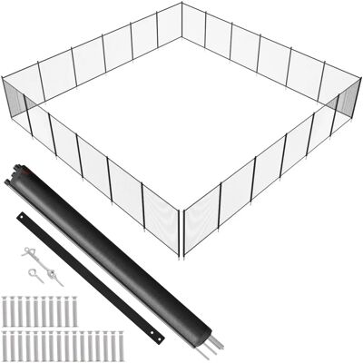 Vevor Vevor Pool Fence - Schutz, Einfache DIY-Installation, Schwarz Vevor Vevor Pool Fence - Schutz, Einfache DIY-Installation, Schwarz