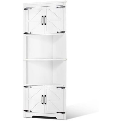 Vevor 68" Corner Storage Cabinet - Adjustable Shelves Space Saver Vevor 68" Corner Storage Cabinet - Adjustable Shelves Space Saver
