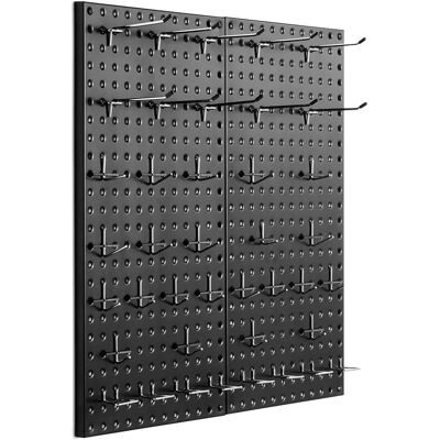 Vevor Metal Pegboard Panels - Schwerlast Wandorganizer - 24" x 12" - Schwarz Vevor Metal Pegboard Panels - Schwerlast Wandorganizer - 24" x 12" - Schwarz