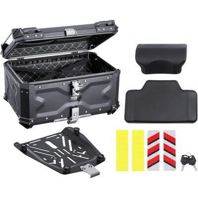 Vevor Motorrad-Topfacht 65L Stoßfester Aluminium - Motorrad-Topcase Vevor Motorrad-Topfacht 65L Stoßfester Aluminium - Motorrad-Topcase