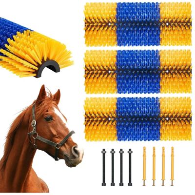 Vevor Brosse à gratter pour animaux - 3 pièces, 17.1 x 7.5 in, pour animaux - Publicité Vevor Brosse à gratter pour animaux - 3 pièces, 17.1 x 7.5 in, pour animaux - Publicité
