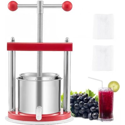 Vevor Edelstahl Fruchtweinpresse - 1,65L - Effektives Pressen Vevor Edelstahl Fruchtweinpresse - 1,65L - Effektives Pressen