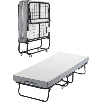 Vevor Weiße Klappbett - 79x190x36cm - Faltbett Vevor Weiße Klappbett - 79x190x36cm - Faltbett
