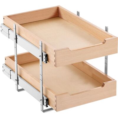 Vevor 2-stöckiger Auszugs-Organisator - Schubladenkasten Vevor 2-stöckiger Auszugs-Organisator - Schubladenkasten