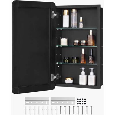 Vevor Aluminium Badezimmerschrank - Verstellbare Regale, Wandmontage Vevor Aluminium Badezimmerschrank - Verstellbare Regale, Wandmontage