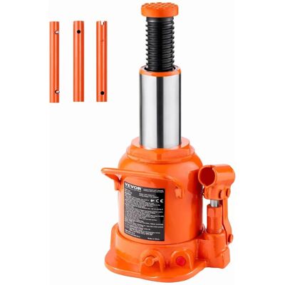 Vevor Hydraulischer Flaschenheber - 20 Ton - Einstellbarer Bereich 6,69-12,6 Zoll - Schwerlast Vevor Hydraulischer Flaschenheber - 20 Ton - Einstellbarer Bereich 6,69-12,6 Zoll - Schwerlast