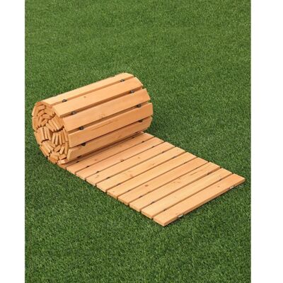 Succebuy Holz-Gartenweg - Robuster Zedern-Außengang, 12 ft L x 22 in B Succebuy Holz-Gartenweg - Robuster Zedern-Außengang, 12 ft L x 22 in B