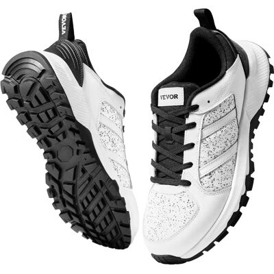 Chaussures Vevor Blances de Cross-Training - Stables, Respirantes, Légères - Publicité Chaussures Vevor Blances de Cross-Training - Stables, Respirantes, Légères - Publicité
