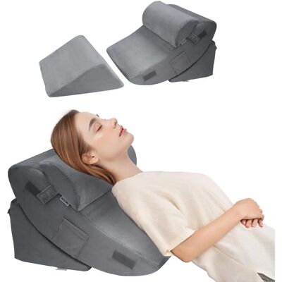 Succebuy Set di Cuscini Ortodontici a Forma di Cunei - Supporto Gamba Collo Spalla Succebuy Set di Cuscini Ortodontici a Forma di Cunei - Supporto Gamba Collo Spalla