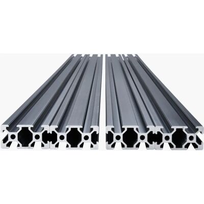 Succebuy Alumínium Extrudálási Profil - 1000mm T Slot 2040 - Fekete Succebuy Alumínium Extrudálási Profil - 1000mm T Slot 2040 - Fekete
