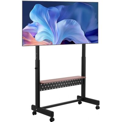 Succebuy TV-Ständer - Höhenverstellbarer mobiler TV-Wagen für 55-100 Zoll Succebuy TV-Ständer - Höhenverstellbarer mobiler TV-Wagen für 55-100 Zoll