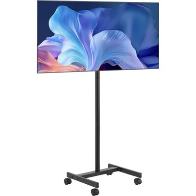 Succebuy TV-Ständer - Verstellbarer mobiler Fernsehtisch für 17-55 Zoll - Unterstützt 44 lbs Succebuy TV-Ständer - Verstellbarer mobiler Fernsehtisch für 17-55 Zoll - Unterstützt 44 lbs