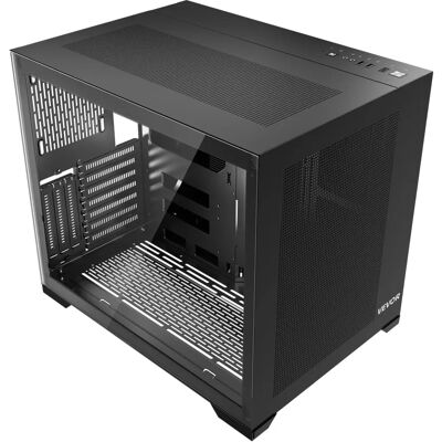 Succebuy Succebuy Boîtier PC Moyen-Tower - Chambre Double, Verre Trempé, Filtre à Poussière - Publicité Succebuy Succebuy Boîtier PC Moyen-Tower - Chambre Double, Verre Trempé, Filtre à Poussière - Publicité