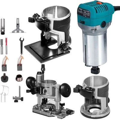 Vevor Fresadora de superficie 710W Velocidad variable 30,000 RPM para madera Vevor Fresadora de superficie 710W Velocidad variable 30,000 RPM para madera