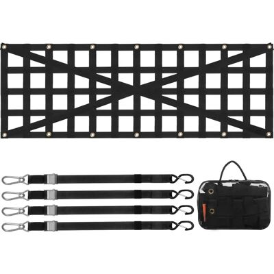 VEVOR Lastbilens bakluckenät 137x46cm Justerbart Korsa Design VEVOR Lastbilens bakluckenät 137x46cm Justerbart Korsa Design