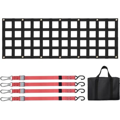 Vevor Filet de porte-queue robuste - 54x18 - Réseau de chargement pour camions Vevor Filet de porte-queue robuste - 54x18 - Réseau de chargement pour camions