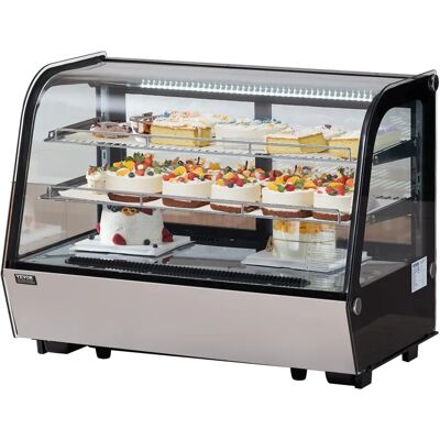 Vevor Edelstahl Kühlvitrine mit LED-Beleuchtung - 5 Cu.Ft. Vevor Edelstahl Kühlvitrine mit LED-Beleuchtung - 5 Cu.Ft.