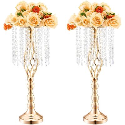 Vase en Verre VEVOR 55cm pour Mariage & Fête - Publicité Vase en Verre VEVOR 55cm pour Mariage & Fête - Publicité