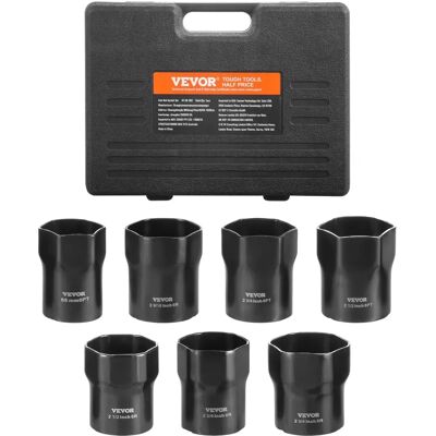 VEVOR 7-teiliges Radlagersicherungsmuttern-Set - SAE & Metrisch VEVOR 7-teiliges Radlagersicherungsmuttern-Set - SAE & Metrisch