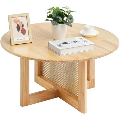 Vevor: Rattan Coffee Table - Modern Boho Design Vevor: Rattan Coffee Table - Modern Boho Design