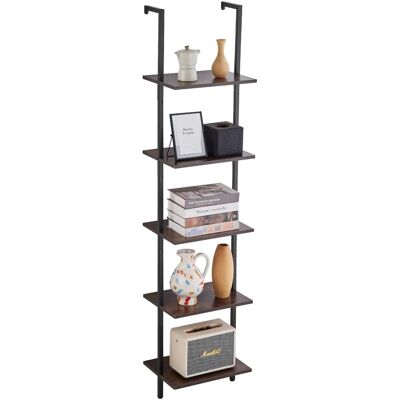 Vevor Wall Shelf 5 Tier Square Tube 400 x 300 x 1780 mm - Wall Shelf Vevor Wall Shelf 5 Tier Square Tube 400 x 300 x 1780 mm - Wall Shelf