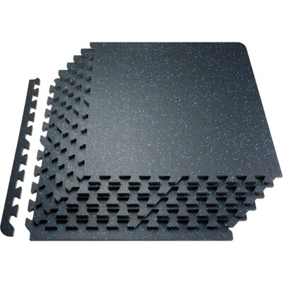Alfombra VEVOR Alfombrillas Entrelazadas Gimnasio Azul 610x610x14mm Alfombra VEVOR Alfombrillas Entrelazadas Gimnasio Azul 610x610x14mm