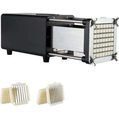 Vevor Elektrischer Pommes-Frites-Schneider - Edelstahlklingen - Stabil & Einfach zu Reinigen Vevor Elektrischer Pommes-Frites-Schneider - Edelstahlklingen - Stabil & Einfach zu Reinigen