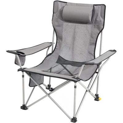 Chaise de camping pliante Vevor - 4 positions - 150 kg max - Publicité Chaise de camping pliante Vevor - 4 positions - 150 kg max - Publicité