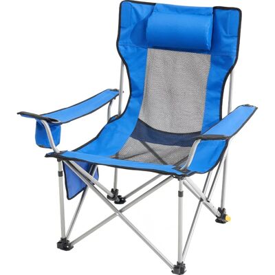 Chaise de camping inclinable bleue Vevor - Chaise de camping - Publicité Chaise de camping inclinable bleue Vevor - Chaise de camping - Publicité
