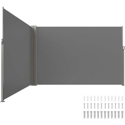 Vevor KSSCP200X600QPNQGV0 - Herausziehbarer Außen-Privatsphäre-Bildschirm - Grau Vevor KSSCP200X600QPNQGV0 - Herausziehbarer Außen-Privatsphäre-Bildschirm - Grau