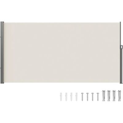 Vevor Zewnętrzna osłona prywatności - 180x350 cm, Beżowa, Rozkładany boczny markiz Vevor Zewnętrzna osłona prywatności - 180x350 cm, Beżowa, Rozkładany boczny markiz