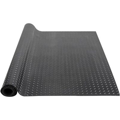 Vevor XJCKDDXJ415FRUWLBV0 3 mm x 4 x 15 stóp. Gumowa mata podłogowa z wzorem płyty diamentowej - Mata podłogowa Vevor XJCKDDXJ415FRUWLBV0 3 mm x 4 x 15 stóp. Gumowa mata podłogowa z wzorem płyty diamentowej - Mata podłogowa