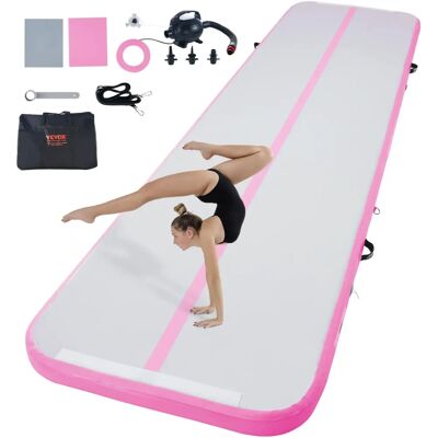 Vevor Tapis d'Air de Gymnastique - 4 pouces, Tapis gonflable pour tumbling, maison/salle de sport - Publicité Vevor Tapis d'Air de Gymnastique - 4 pouces, Tapis gonflable pour tumbling, maison/salle de sport - Publicité