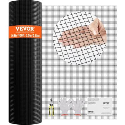 Vevor Tela metálica - Rollos de malla de alambre galvanizado - 48'' x 100' - 19 calibres Vevor Tela metálica - Rollos de malla de alambre galvanizado - 48'' x 100' - 19 calibres