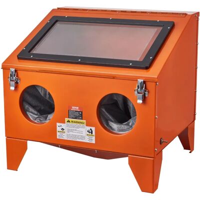 Gabinete de Chorro de Arena VEVOR - Capacidad 40 gal, 4 boquillas Gabinete de Chorro de Arena VEVOR - Capacidad 40 gal, 4 boquillas