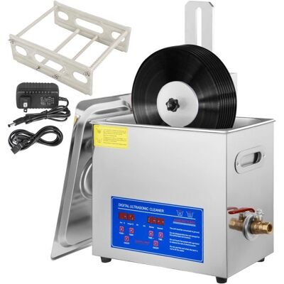 Vevor Modelo 6L Limpiador Ultrasónico de Vinilo - Temperatura Ajustable, Control Digital Vevor Modelo 6L Limpiador Ultrasónico de Vinilo - Temperatura Ajustable, Control Digital