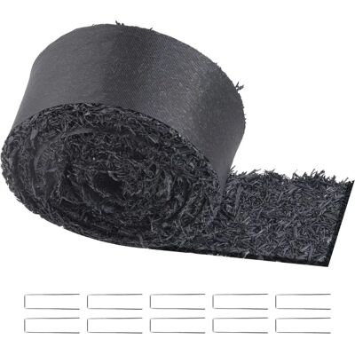 Vevor Rubber Mulch Mat Roll - Garden Pathway Covering - 3x0.11m Vevor Rubber Mulch Mat Roll - Garden Pathway Covering - 3x0.11m